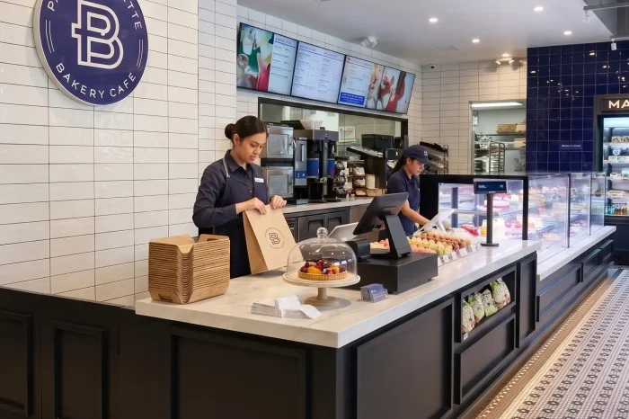 Paris Baguette interior design